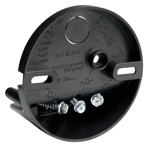 round ceiling fan electrical box